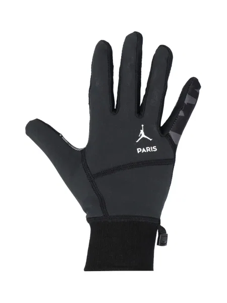 Jordan Športne rokavice siva / črna bela