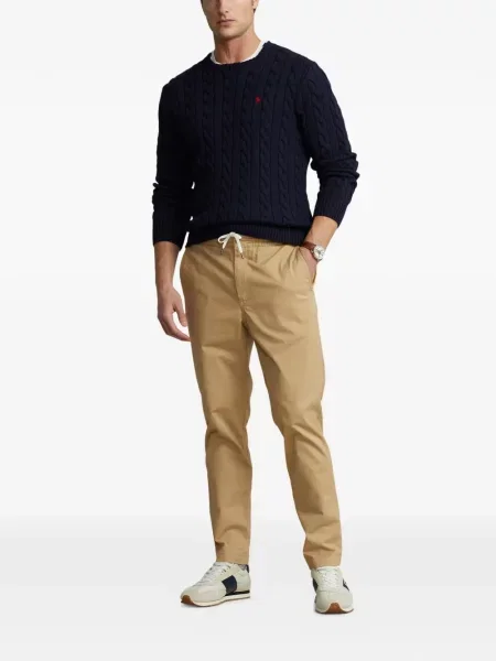 Cu centură curea Polo Ralph Lauren tricotate cu dungi albastru