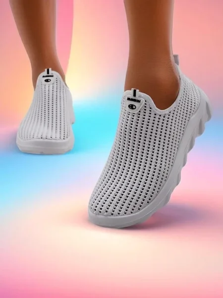 Teniși Resti slip-on alb