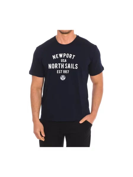 Koszulka North Sails z krótkim rękawem niebieska
