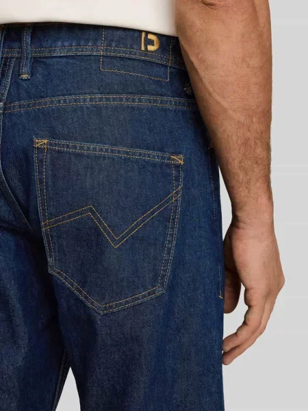 Jeansy o kroju relaxed fit z czystej bawełny model TTWAYLEN' Tom Tailor Denim niebieskie