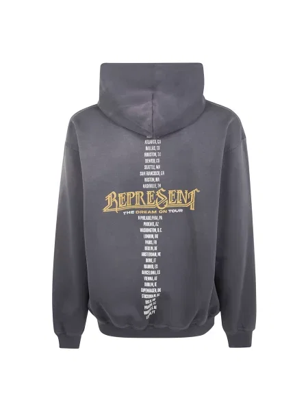 Bluza z kapturem Represent szara