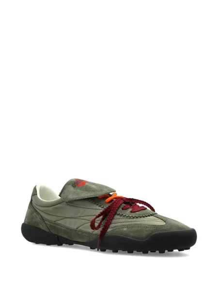 Sneakerși Dsquared2 din piele de căprioară verde