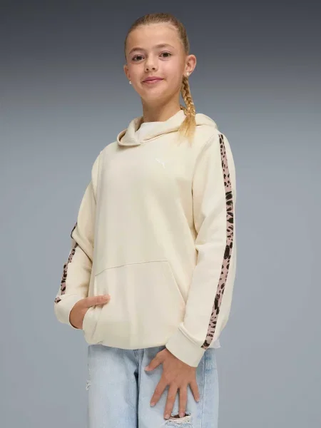 Дитяче Худі PUMA Ess Graphic Animal Hoodie комбінований верх білий