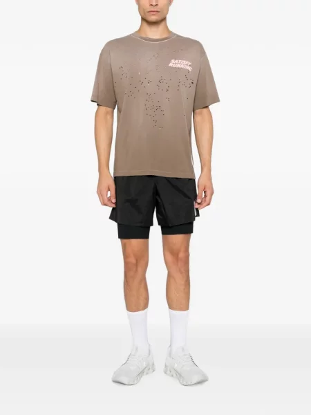 Tricou Satisfy zdrențuiți maro