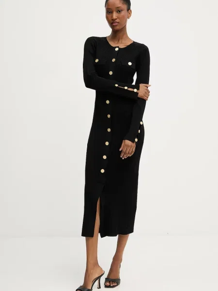 KARL LAGERFELD Rochie tricotată negru