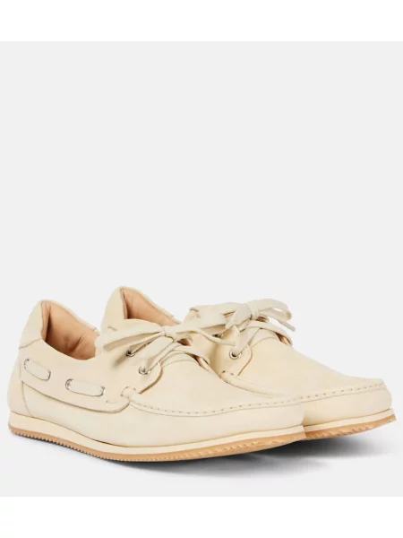 Pantofi loafer Jacquemus din piele galben