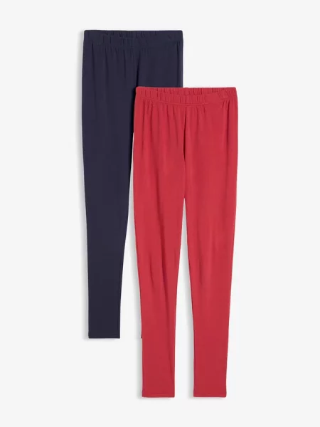 Legginsy 2 pary niebieskie