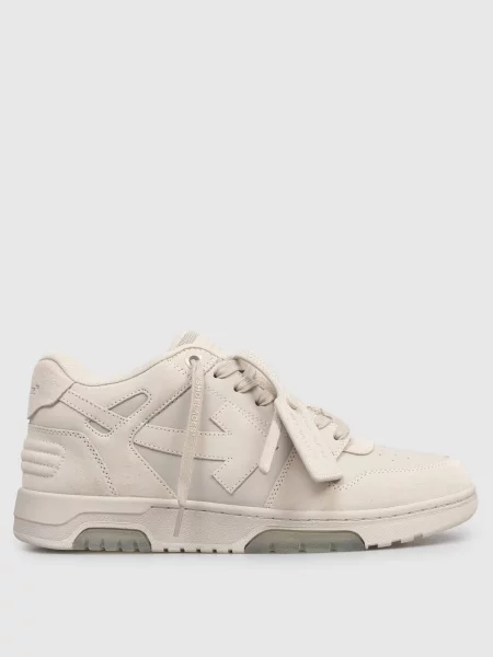 Шкіряні кросівки Out Of Office Off-white бежеві