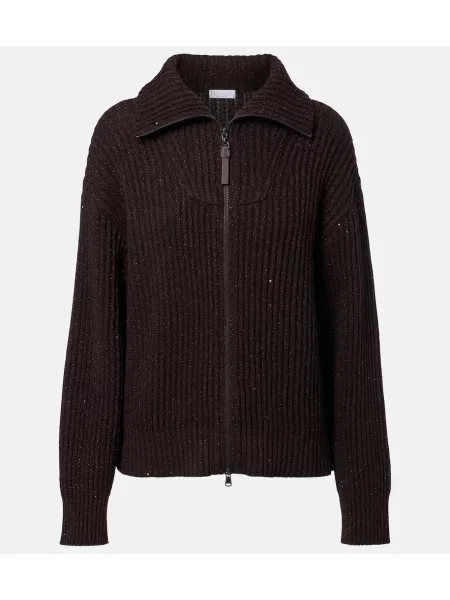 Pulover Brunello Cucinelli maro