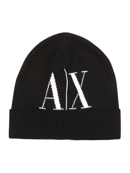 Czapka Armani Exchange wełniana czarna