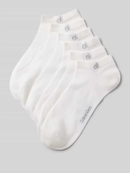 Skarpety z mieszanka bawełny w zestaw 6 par Ck Calvin Klein czarne