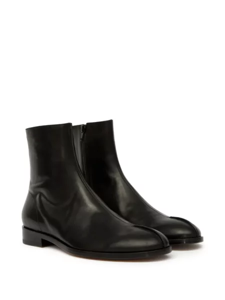 Cizme scurte Mm6 Maison Margiela din piele negru