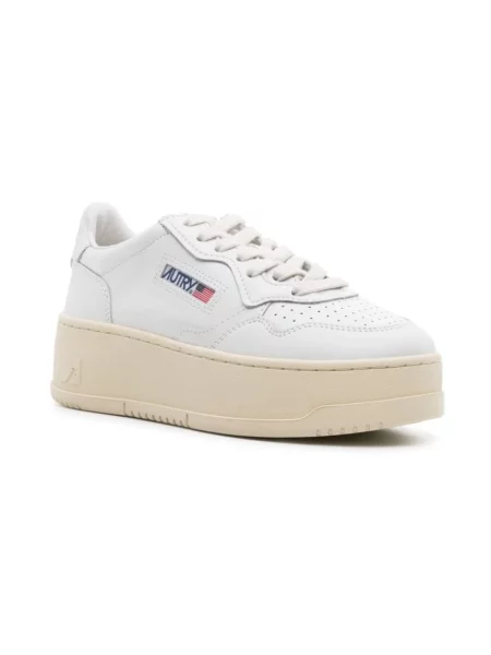 Autry Sneakersy Platform Low Ll weiss białe