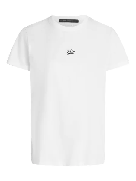 Karl Lagerfeld Tricou AUTOGRAPH negru alb