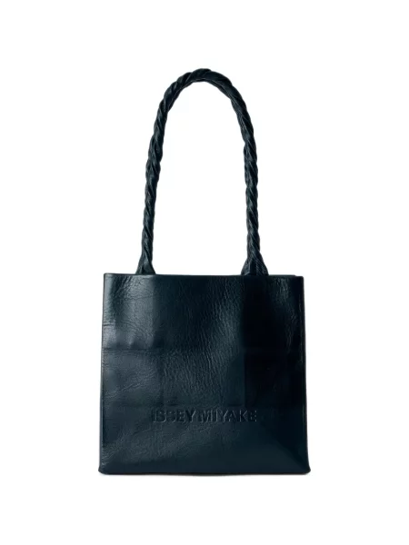 Shopperka Issey Miyake z logo czarna