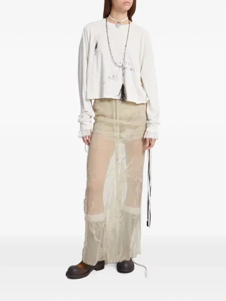 Fusta maxi Ann Demeulemeester de mătase