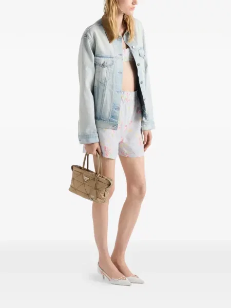 Geantă shopper Prada maro