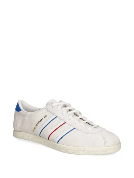 Prugaste tenisice Adidas Stan Smith od brušene kože plava