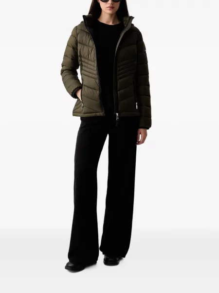 Geacă Dkny cu glugă verde