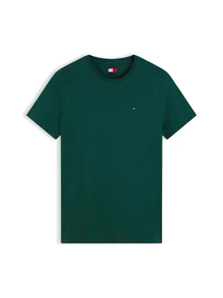 Tommy Jeans Tricou închis verde