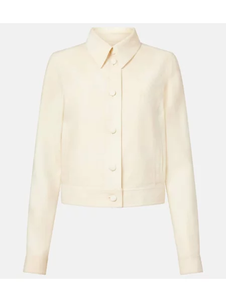 Geacă Gabriela Hearst de lână alb