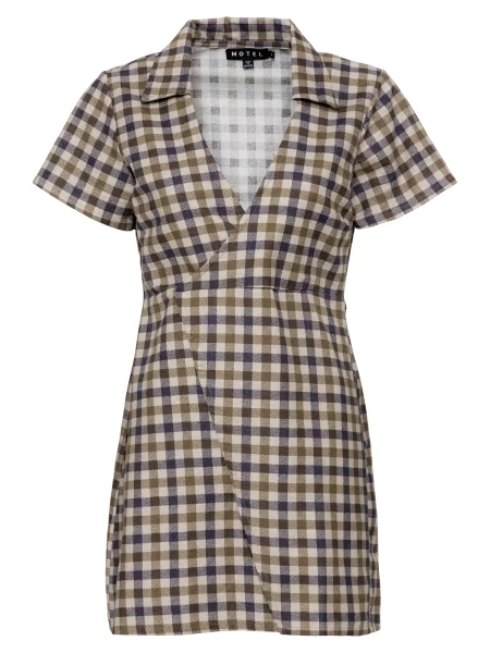 Motel Dolga srajca Adolfy / mornarska / kaki bež