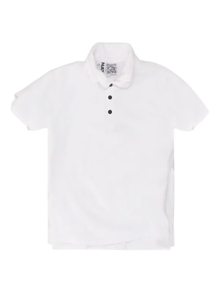 Polo Natasha Zinko cu broderie alb