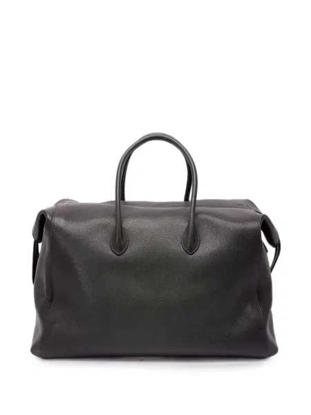 Geantă Santoni din piele verde