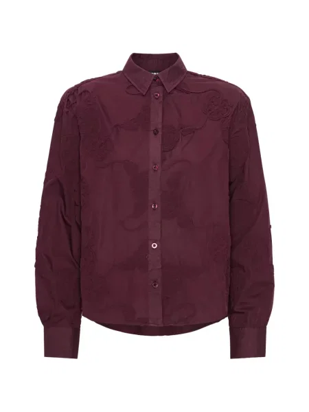 Cămașă Rotate Birger Christensen cu model floral violet