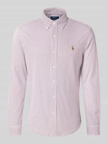 Koszula casualowa z listwą guzikową Polo Ralph Lauren bordowa