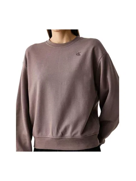 Geacă de blugi Calvin Klein Jeans maro