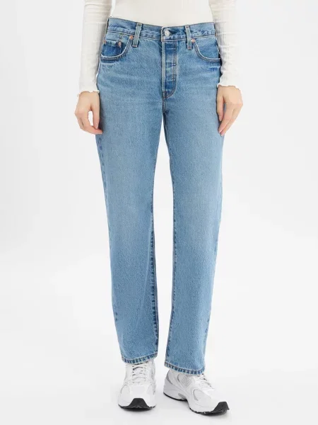 Levi's Dżinsy Kobiety jednolity niebieski