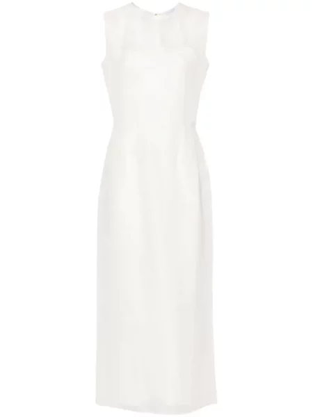 Sukienka midi Gabriela Hearst do kolan z organzy garniturowa