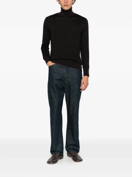 Pulover Marsem cu dungi maro