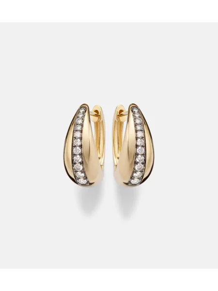 Naušnice Stone And Strand kamenje zlatna