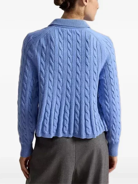 Μικρός μάλλινο polo Polo Ralph Lauren με σχέδιο μπλε