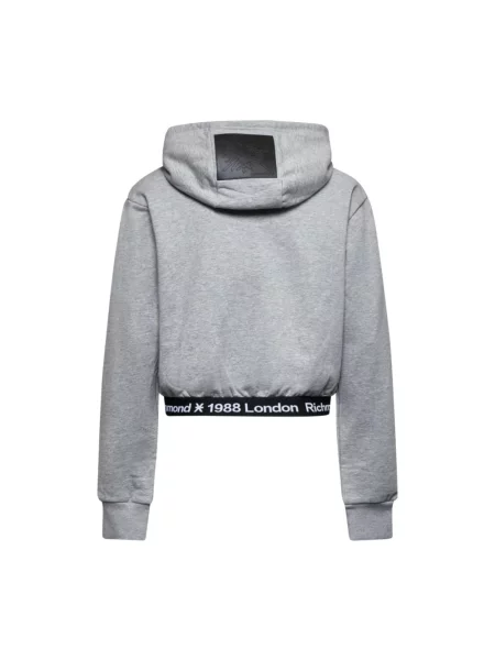 Bluza z kapturem Richmond z kapturem szara