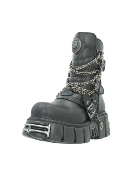 Botine New Rock negru