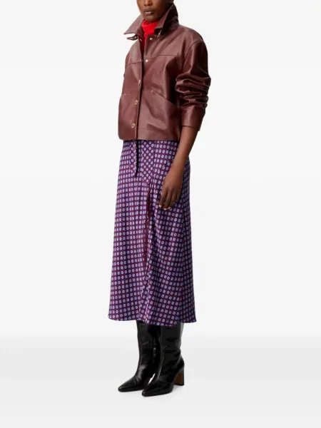 Geanta de piele Claudie Pierlot maro