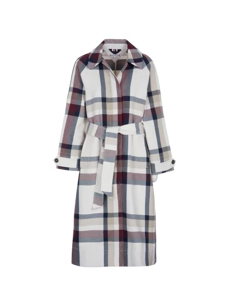 Kabát Tommy Hilfiger hnedá
