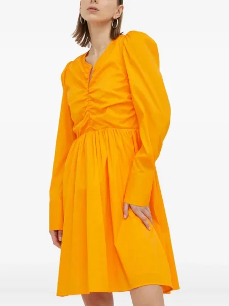Rochie maxi Gestuz lungă de costum portocaliu