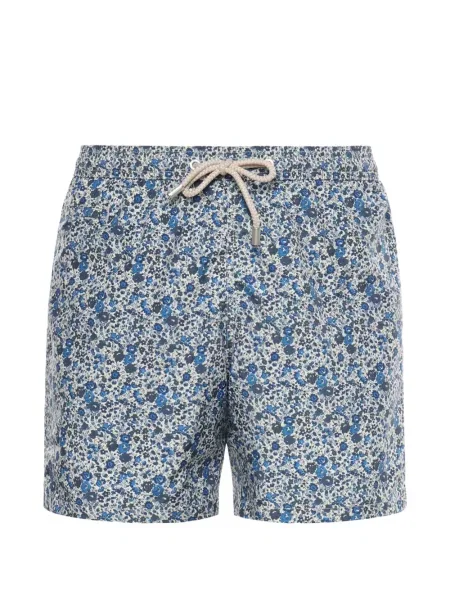 Slip de baie Mc2 Saint Barth cu model floral cu imagine