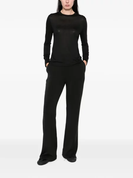 Lung tricou Woc negru