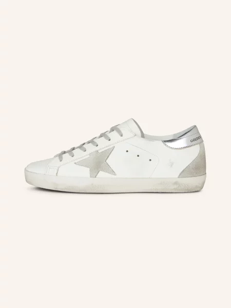 Golden Goose Sneakersy Super-Star Classic / stříbrná / šedá bílá