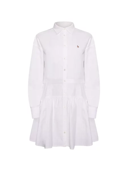 Sukienka Polo Ralph Lauren popelinowa biała