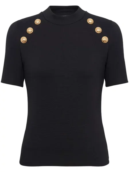 Jersey majica Balmain črna