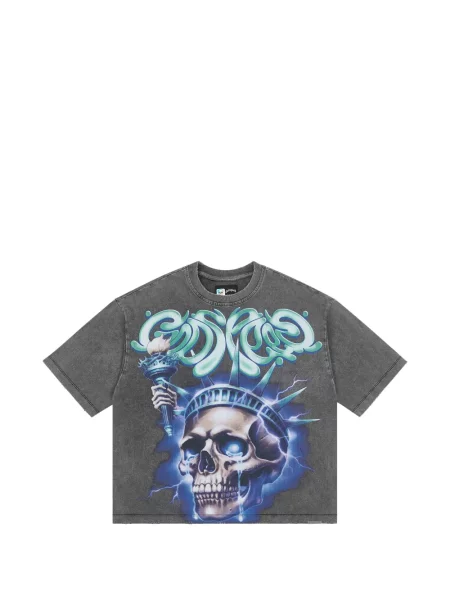 Tricou Godspeed gri