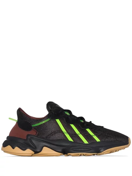 Sneakerși Adidas Ozweego cu șireturi din dantelă negru