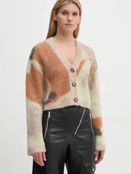 Nanushka cardigan din lana HENNY bej